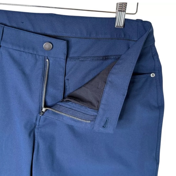 Mens Lululemon ABC Classic Fit Pant Flat Front Chino Pants Warpstreme Navy 33x30 - Picture 3 of 10